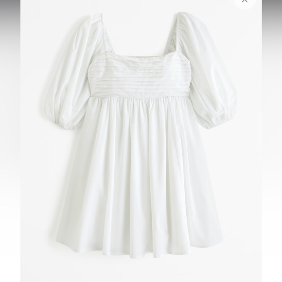 Abercrombie & Fitch Dresses & Skirts - NWT Abercrombie & Fitch Emerson Poplin Puff Sleeve Mini Dress